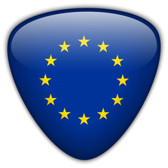Europe Flag Glossy Button