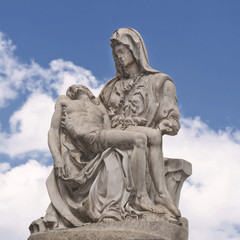 An 19th century antique cemetery in Warsaw. Poland.
