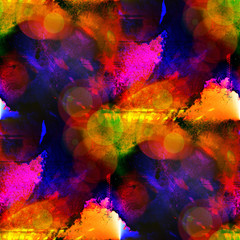 sunlight yellow, blue, purple seamless abstract art texture wate