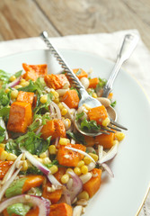 Mexican cuisine: Three Sisters Salad
