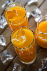 cold orange juice