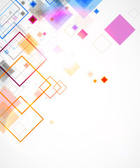 Abstract background with color rectangle.