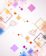 Abstract background with color rectangle.
