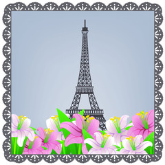 Fototapeta na wymiar Eiffel tower photo