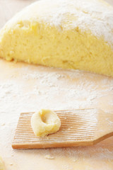 Preparazione gnocchi