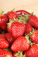 Ripe strawberries