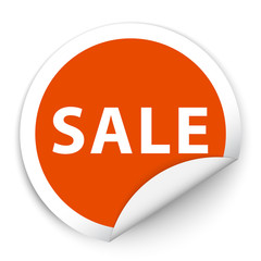 Sale sticker style sign