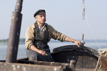 Fischer im Boot