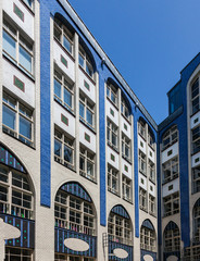 The Jugendstil - Art Nouveau - architecture of the Hackescher Ho