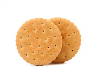 Closeup cookie biscuits with filling