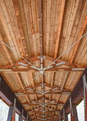Roof of Old Covered Bridge