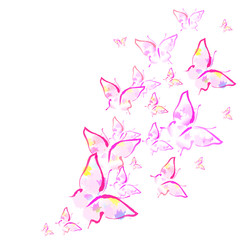 Obraz na płótnie Canvas butterflies design vector