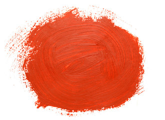 Red brush strokes