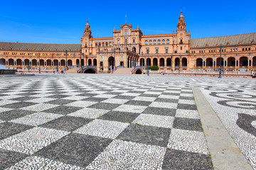 Fototapeta na wymiar Square of Spain