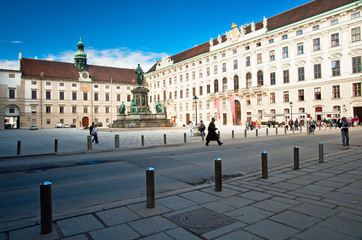 Famous Hofburg Palace in Vienna