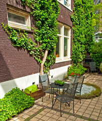 typical house in Amsterdam