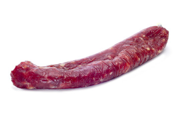 fuet, spanish cured sausage typical of Catalonia