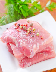 raw meat