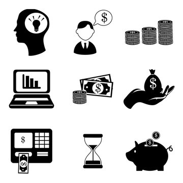 finances icons