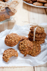Diet and healthy muesli cookies