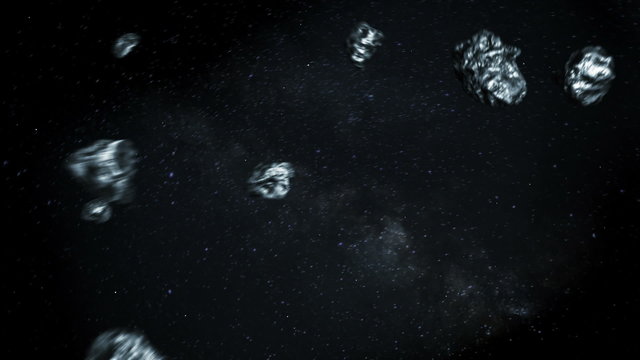 Zoom to the Earth. Beautiful Flight to the Earth Planet through Open Space. Travel through the Universe. HD 1080.