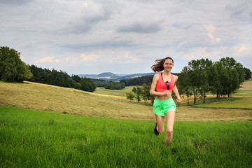 Fototapeta premium jogging woman