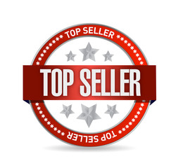 Obraz premium top seller seal illustration design