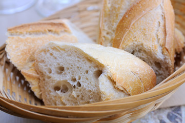 Pieces of bread