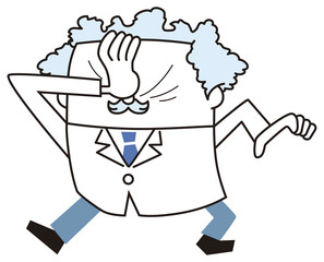 悔やむドクター