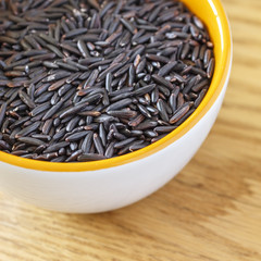 riz noir camargue rice spice bol food - 54723464