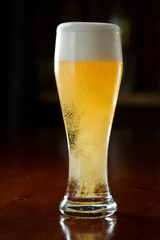 lager on a bar