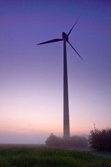 Fototapeta na wymiar Windmill in morninglight