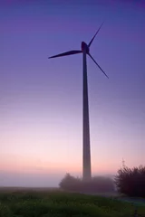 Foto auf Acrylglas Windmill in morninglight © gerritkasteel