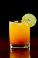 Foto auf Acrylglas Tropical Juice cocktail © wollertz