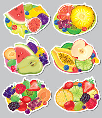 Fruit stickers