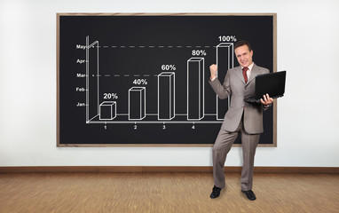 happiness businessman