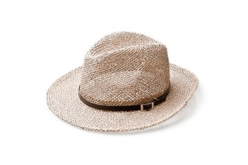 straw hat isolated