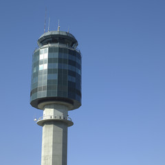 Fototapeta na wymiar air traffic control tower