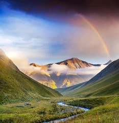 Zelfklevend Fotobehang mountain landscape © Leonid Tit