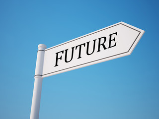 Fototapeta premium Next Signpost with Clipping Path