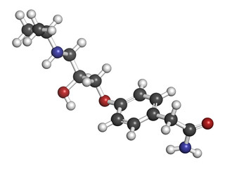 Atenolol hypertension or high blood pressure drug (beta blocker)