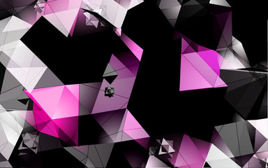 Polygons vector background