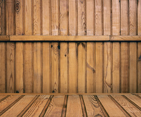 old wooden room
