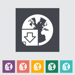 Download single flat icon.