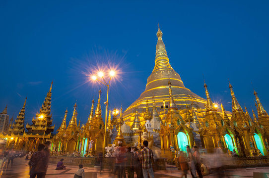Shwedagon Pagoda ,Yangon, Myanmar (Burma)