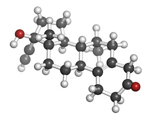 Tibolone endometriosis drug, chemical structure.