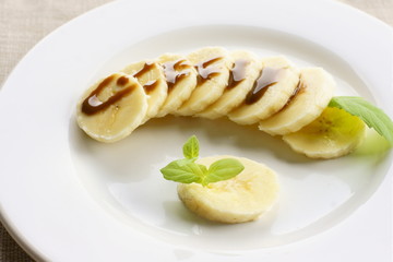 Banana and chocolate