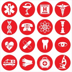 Set medical icon