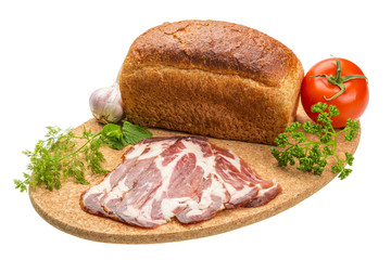 Bacon with vegetables