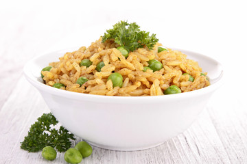 rice and pea